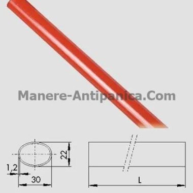 Bara orizontala antipanica rosie Cisa