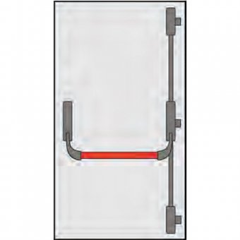 Manere antipanica inch. 3 pcte. FARA maner ext. si cheie - CISA ITALIA